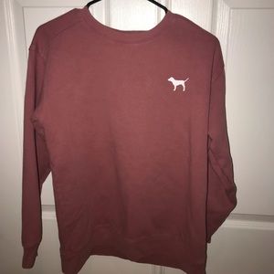 Pink and White crewneck from PINK